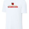 ST350 White Performance Competitor Tee with Warriors logo