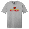 Gray Frost District Perfect Tri tee with the standard Worthington Christian logo across the chest