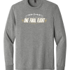 dm132 gray frost long sleeve tshirt front