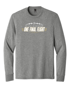 dm132 gray frost long sleeve tshirt front