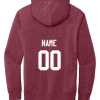 dt6100 heather cardinal hood back
