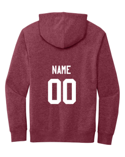 dt6100 heather cardinal hood back