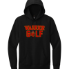 Black District V.I.T. fleece hoodie with the Worthington Christian Warrior Golf logo across the chest