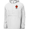 White Sport-Tek packable anorak jacket with the WC Golf shield logo on the left chest