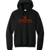 Black Port & Company Core Fleece pullover hoodie with the standard Worthington Christian logo across the chest