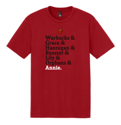 dm130 classic red wc annie full chest logo