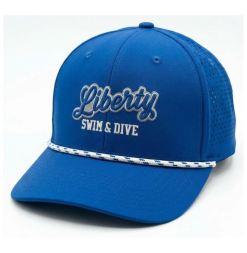 HC10 Royal Ultima Snapback Hat with Olentangy Liberty Swim & Dive Logo