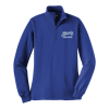 LST253 True Royal Women's Quarter Zip Sweatshirt with Embroidered Olentangy Liberty Swim & Dive Logo
