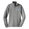 LST253 Vintage Heather Women's Quarter Zip Sweatshirt with Embroidered Olentangy Liberty Swim & Dive Logo