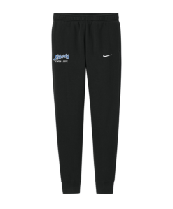 NKHM8045 Black Nike Club Fleece Jogger with Olentangy Liberty Swim & Dive Logo