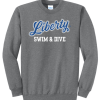 PC78 Crewneck Sweatshirt in Dark Heather Gray with Olentangy Liberty Swim & Dive Logo