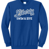 PC78 Crewneck Sweatshirt in True Royal with Olentangy Liberty Swim & Dive Logo