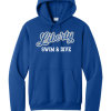 PC78H Hooded Sweatshirt in True Royal with Olentangy Liberty Swim & Dive Logo