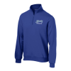 ST253 True Royal Unisex Quarter Zip Sweatshirt with Embroidered Olentangy Liberty Swim & Dive Logo