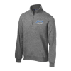 ST253 Vintage Heather Unisex Quarter Zip Sweatshirt with Embroidered Olentangy Liberty Swim & Dive Logo