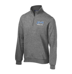 ST253 Vintage Heather Unisex Quarter Zip Sweatshirt with Embroidered Olentangy Liberty Swim & Dive Logo