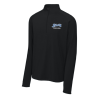 ST850 Black Unisex Sport-Wick Stretch 1/4 Zip with Embroidered Olentangy Liberty Swim & Dive Logo