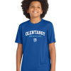 YST350 True Royal Youth PosiCharge Competitor Tee with Olentangy Grizzlies Logo